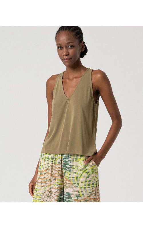 CAMISETA MUJER TIRANTES CUELLO PICO SURK