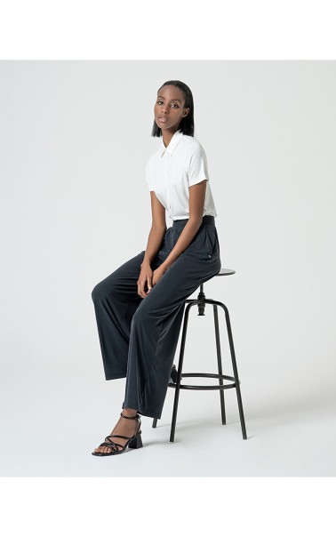 PANTALON MUJER LARGO RECTO LISO SURK 