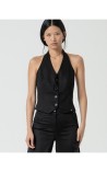 CHALECO MUJER LISO CUELLO HALTER SURK 