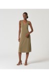 VESTIDO TIRANTES ESCOTE PICO LISO SURK 