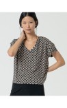 CAMISETA MUJEWR CUELLO PICO MANGA SURK PICO 
