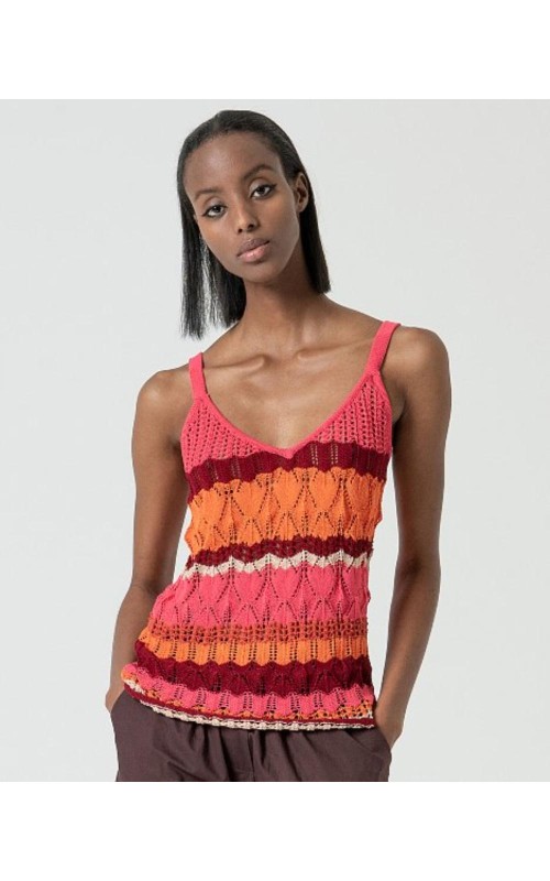 SUETER CROCHET TIRANTES ESTAMPADO SURK 