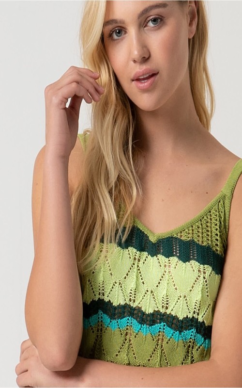 SUETER MUJER CROCHET ESTAMPADO SURK 