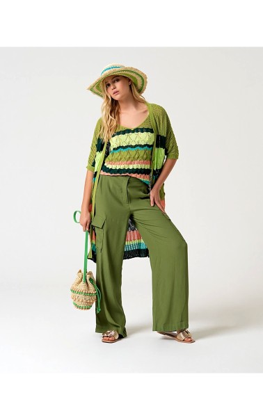 SUETER MUJER CROCHET ESTAMPADO SURK 