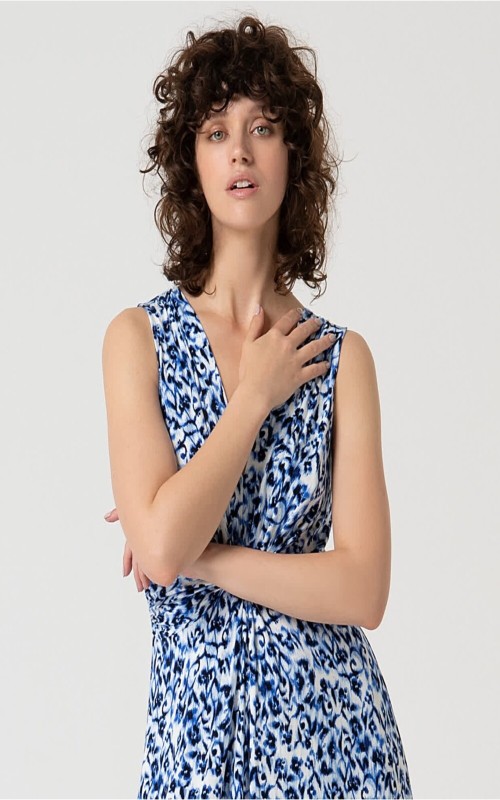 VESTIDO LARGO BAMBULA NUDO ESTAMPADO SURK
