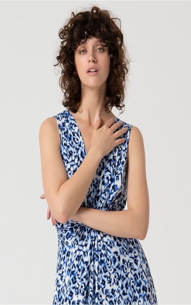 VESTIDO LARGO BAMBULA NUDO ESTAMPADO SURK