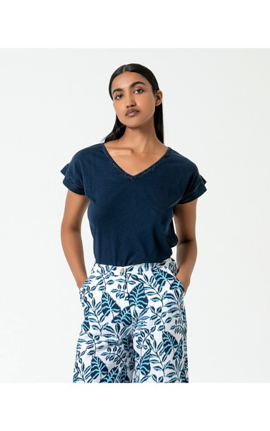 PANTALON MUJER ANCHO ESTAMPADO SURK 