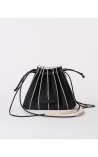 BOLSO PLISADO PUNTO NEGRO SURK 