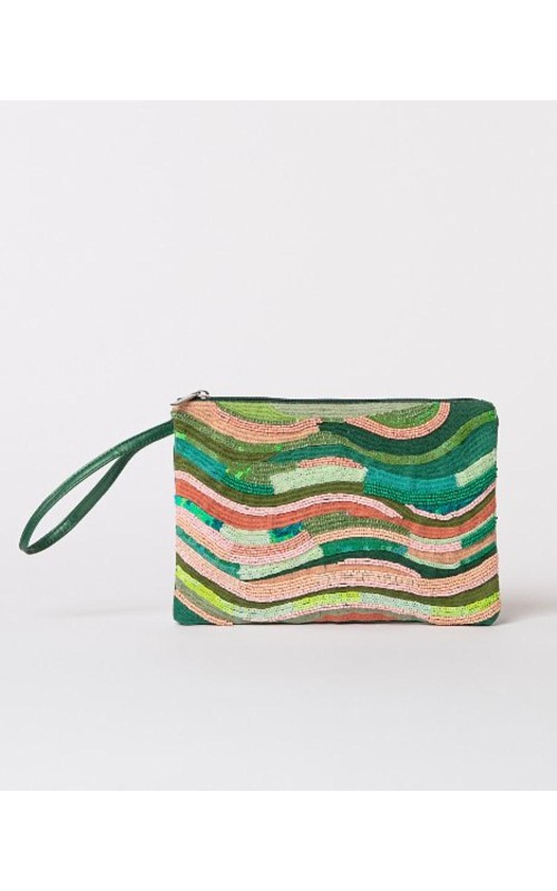 BOLSO MONEDERO BORDADO SURK