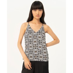 CAMISETA Mujer Estampada Tirante Halter SURK 