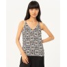 CAMISETA Mujer Estampada Tirante Halter SURK 