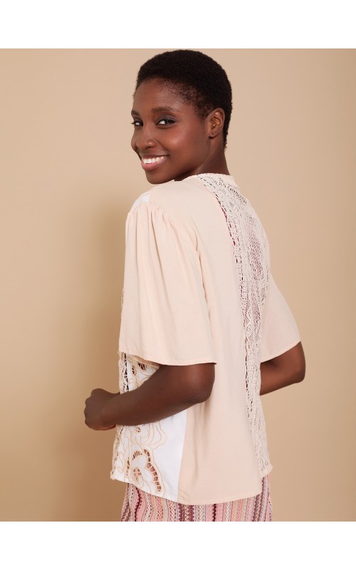 BLUSA SOBRECAMISA CALADA MEIS 