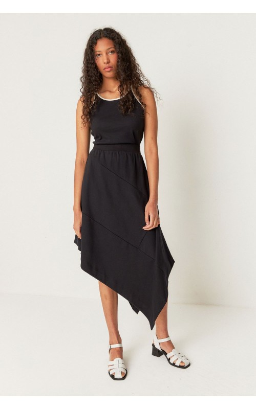  FALDA ASIMETRICA MIDI LISA SKFK 