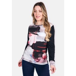 CAMISETA DE MUJER ESTAMPADO DEGRADADO KALI