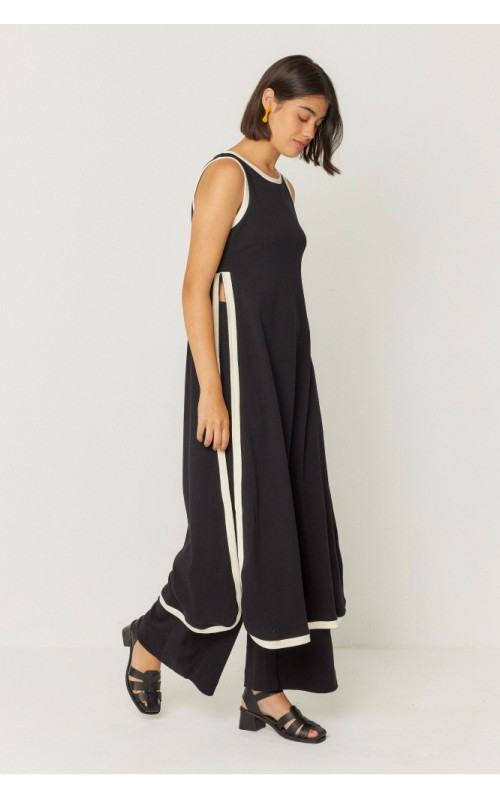 VESTIDO MIDI CREMALLERA SKFK