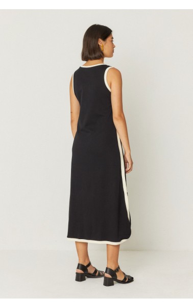 VESTIDO MIDI CREMALLERA SKFK