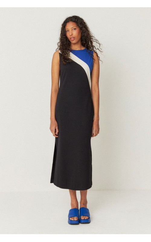 VESTIDO MIDI ABERTURA SKFK 