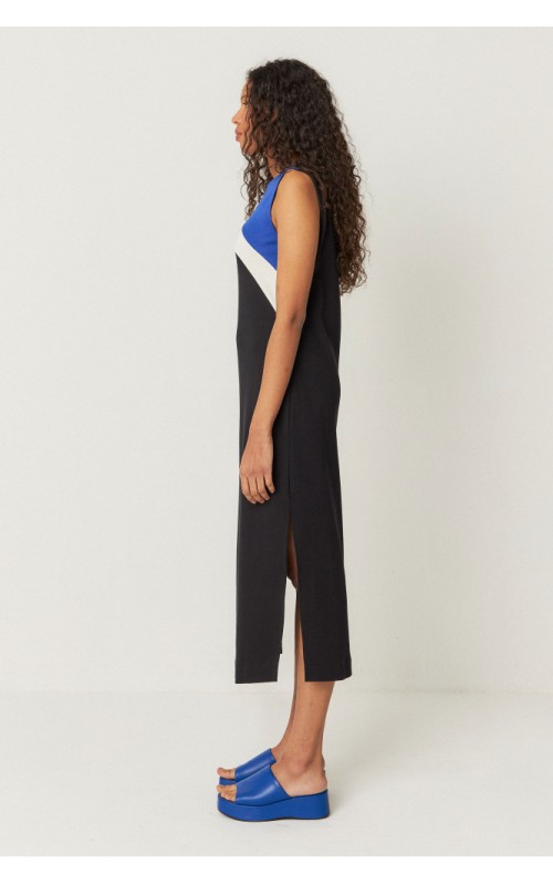 VESTIDO MIDI ABERTURA SKFK 