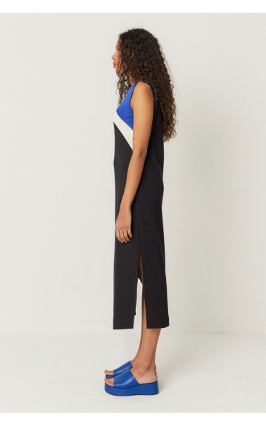VESTIDO MIDI ABERTURA SKFK 