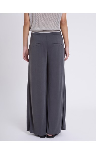 PANTALON MUJER FLUIDO PUNTO PALAZZO SKAT 
