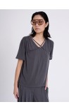 CAMISETA PUNTO MANGA TIRAS SKAT 