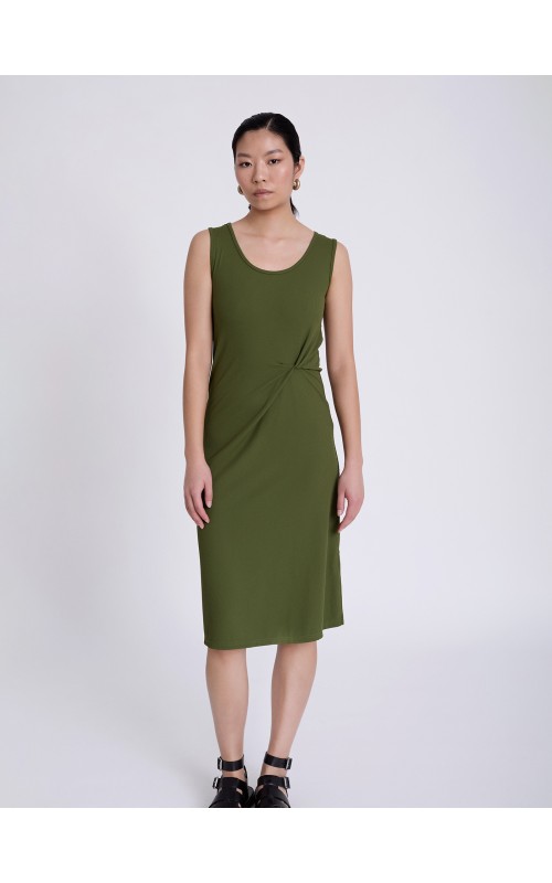 VESTIDO MIDI PUNTO TIRANTES SKAT 