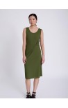 VESTIDO MIDI PUNTO TIRANTES SKAT 