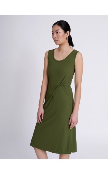 VESTIDO MIDI PUNTO TIRANTES SKAT 