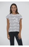 CAMISE PUNTO MANGA CORTA ESTAMPADA MARINA WNT 