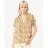 CAMISA Mujer Estampada Cuello Mao SURK 