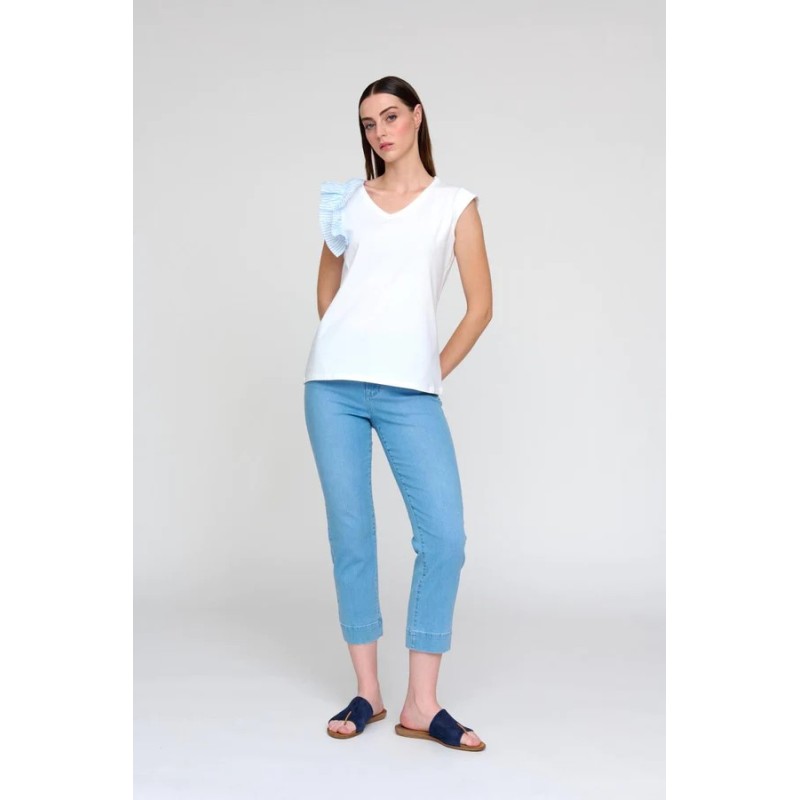 PANTALON Mujer Jean Tobillero BARI 