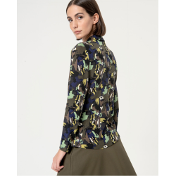 CAMISA ELASTICA MUJER SURK ESTAMPADA 