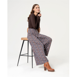 PANTALON FLUIDO MUJER SURK ESTAMPADO