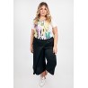 PANTALON Mujer Cropped BAGO Hebilla 