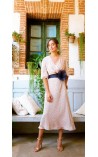 VESTIDO Midi Estampado Flor ROLE BBC 