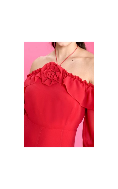 VESTIDO Liso Midi LAMU BBC Gasa 
