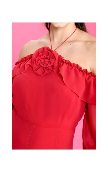 VESTIDO Liso Midi LAMU BBC Gasa 