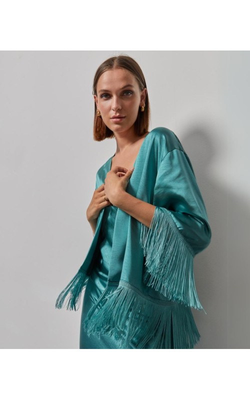 KIMONO Saten Flecos ANDA 