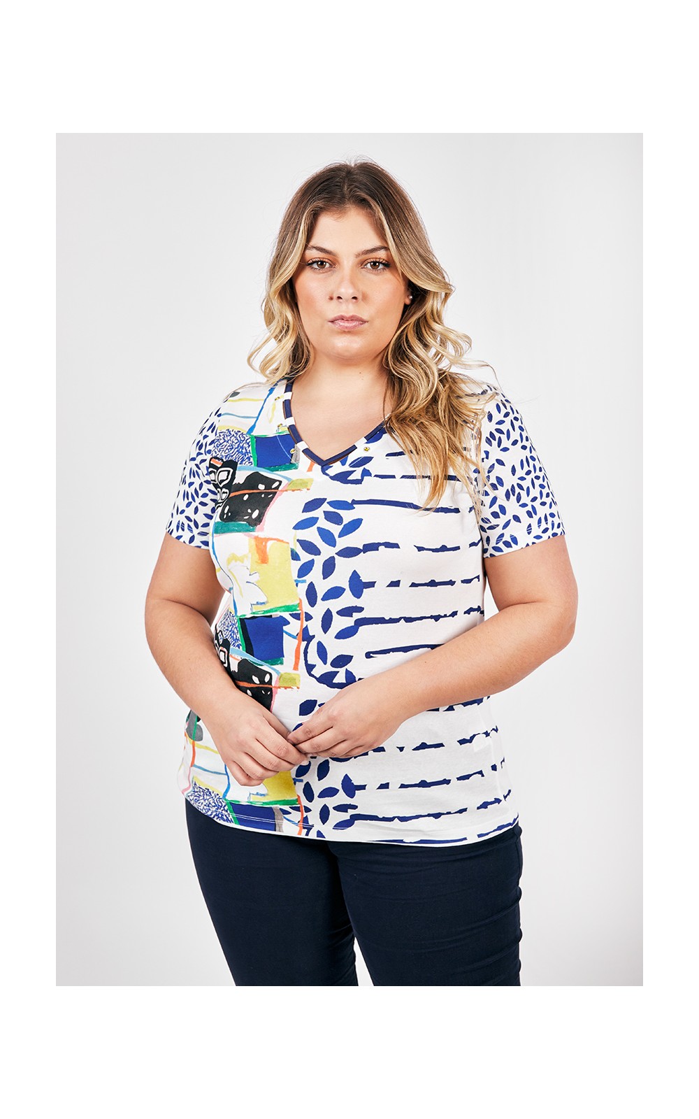 CAMISETA Mujer Estampada BAGO Pico