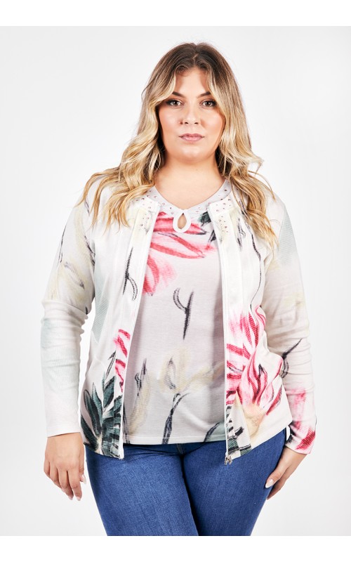 CHAQUETA Punto Estampada BAGO 