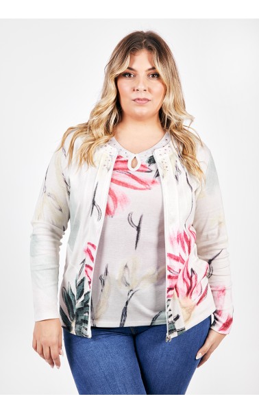 CHAQUETA Punto Estampada BAGO 