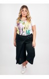 PANTALON Mujer Cropped BAGO Hebilla 