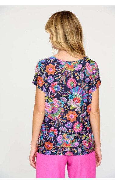 CAMISETA Mujer Estampada Marino TINT 