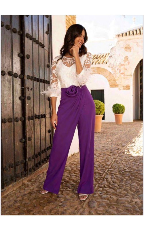CAMISA MUJER BORDADO MANGAS MSA BBC 