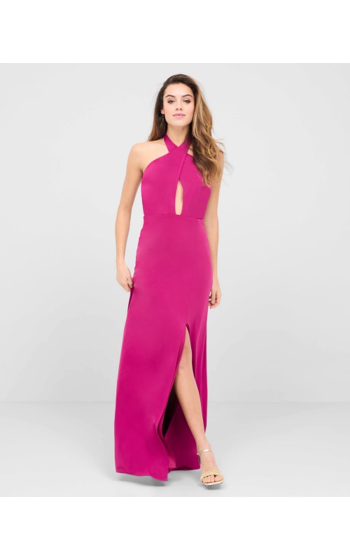 VESTIDO GRADUADA LARGO HALTER VENE 