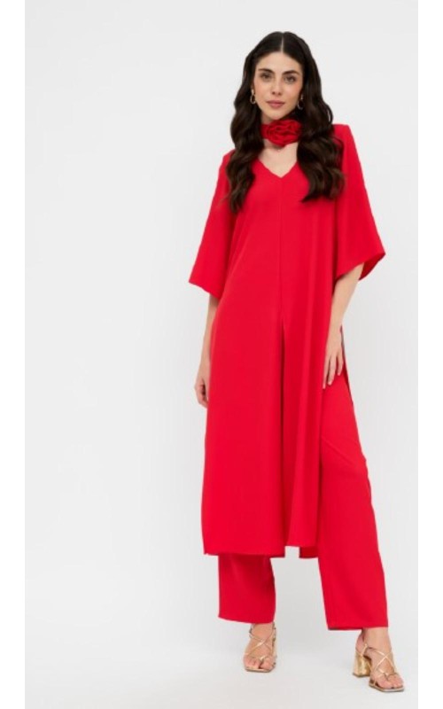 CONJUNTO INVITADA PANTALON TUNICA ROLE 