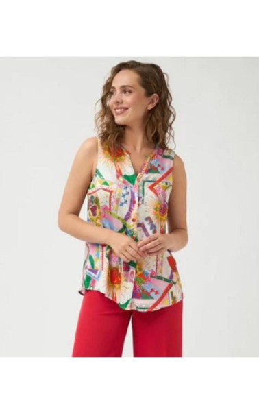 BLUSA SIN MANGAS ESTAPADA TINT CASUAL 