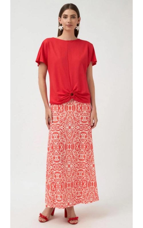 CAMISETA LISA DETALLE ARO TINT CASUAL 