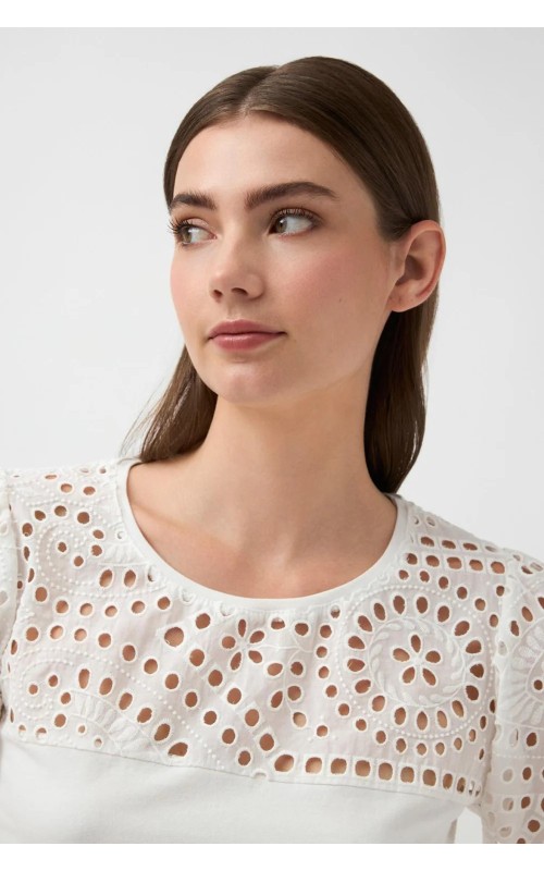 CAMISETA LISA CALADA MANGAS Y ESCOTE TINT CASUAL 