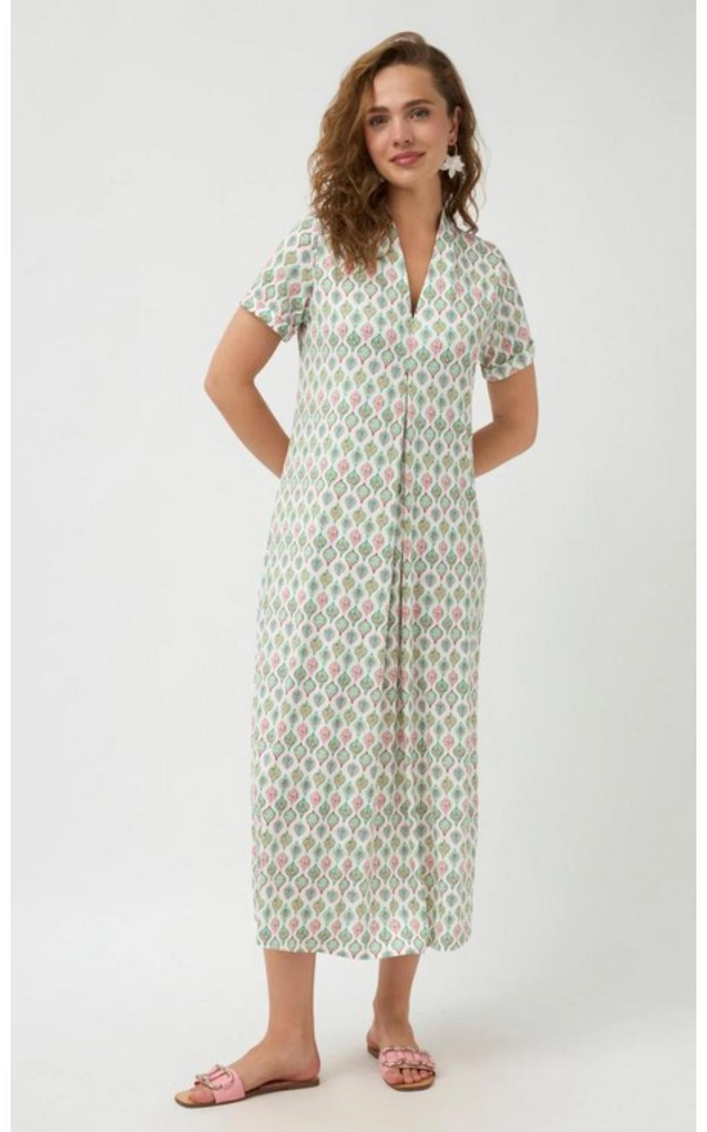 VESTIDO MIDI ESTAMPADO AMPLIO TINT CASUAL